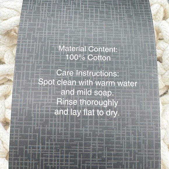 hildie & jo Crochet Tote Bag - Natural New grocery shopping bag reusable boho bo - Picture 6 of 6